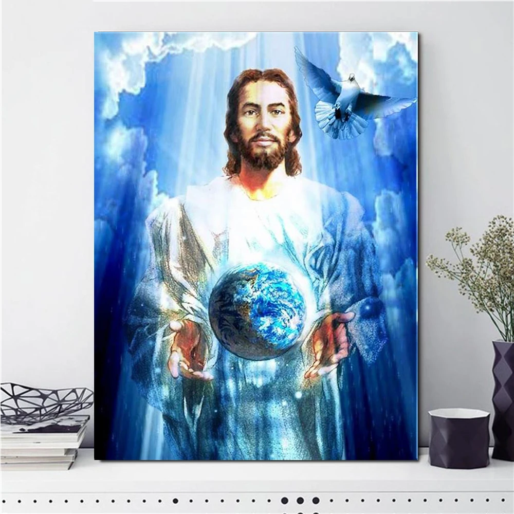 Jesus Carrying Cross - Diamond Art World