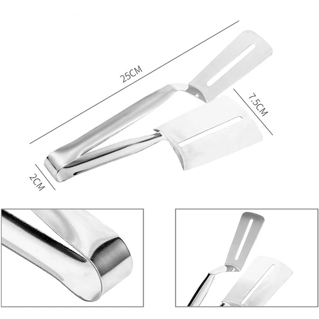 304 Rozsdamentes Acél Sült Lapátkapocs Hal Lapát Steak Háztartási Konyhai Edények Marhahús Spatula Klipek - Image 5