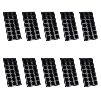 

21 Holes / 72 Holes /105 Holes 54X28X4cm Thicken Nursery Pot Plate Nutrition Bowl Seedling Tray Succulent Plantings Propagation