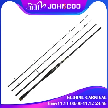 BEST DEAL ❤️ Carbon Fishing Rod 2.7m 3.0m H MH Power 10-45g Baitcasting Rod Sea Bass Inshore Fishing rod 3 Sections Spinning Rod Sea Fishing - discount item 30% OFF Sports & Entertainment