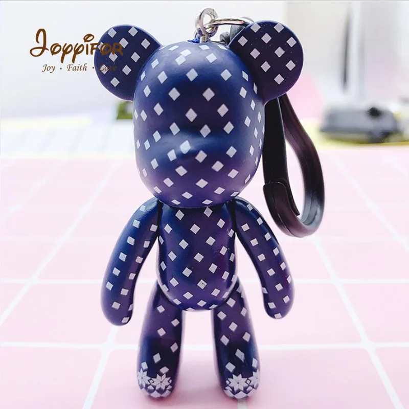 Joyifor Bearbricklys брелок с героями мультфильмов классические фигурки медведь автомобильный брелок Симпатичная детская Мишка сумка кулоны-куклы модель детского подарка