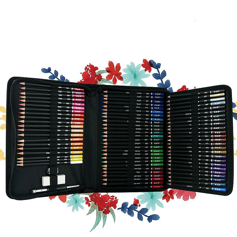 Set De Arte Profesional, Colores Lápices Kit Dibujo 288 Pcs