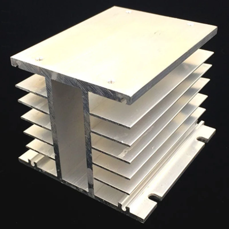 3 фазы теплоотвод 80X110X100mm для SSR твердотельные реле Алюминий радиатора|Детали