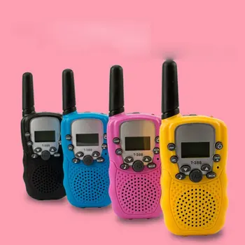 

T388 Walkie Talkie Multifunctional Child Walkie Talkie Parent Child Interaction Artifact One Touch Call Function Yellow