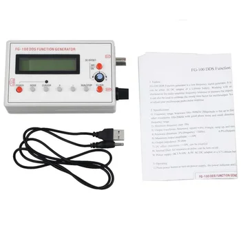 

2* LCD DDS Function Signal Generator Sine Triangle Square Wave Frequency 3.5-10V