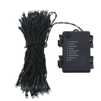 

10M 20M Waterproof LED String Fairy Lights Battery Operated 8 Modes Christmas Light Holiday Wedding Party Outdoor Decor lights