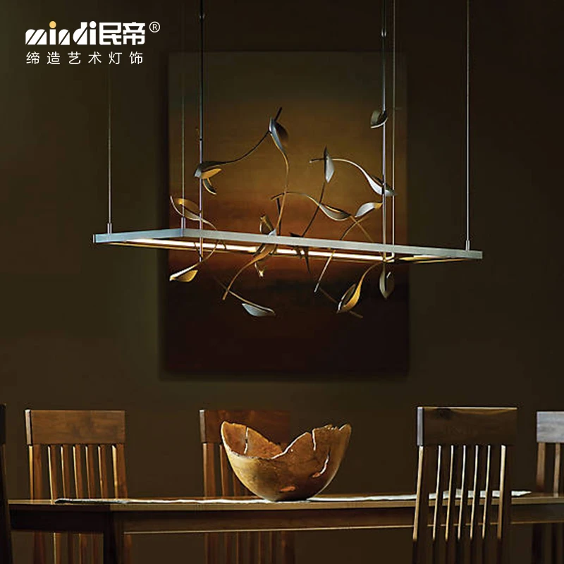 

Скандинавская постмодернизированная креативная дизайнерская Люстра для бара, простой светильник для столовой, роскошная модель для комнаты, индивидуальная Инженерная лампа