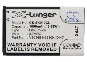 

Cameron Sino Battery for Siemens Gigaset SL910 Gigaset SL910H Gigaset SL910A Replacement V30145-K1310K-X447 1050mAh