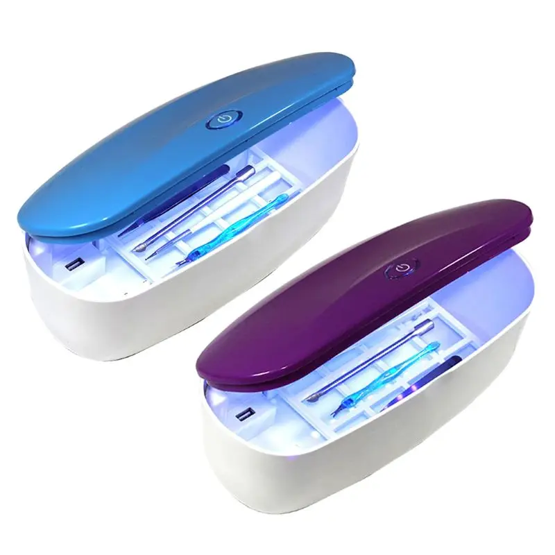 

Nail instrument sterilization box portable USB power supply UVC strong band UV
