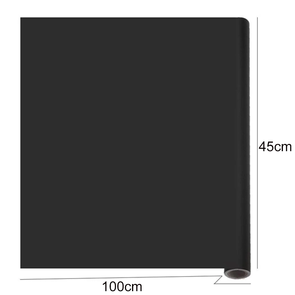 100x45m PVC Removable Waterproof Blackboard Wall Sticker Black Chalkboard Blackboard Sticker School Home Wall Decal