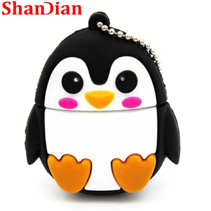 SHANDIAN милый пингвин сова лиса мультфильм флэш карта с usb интерфейсом накопитель 4G