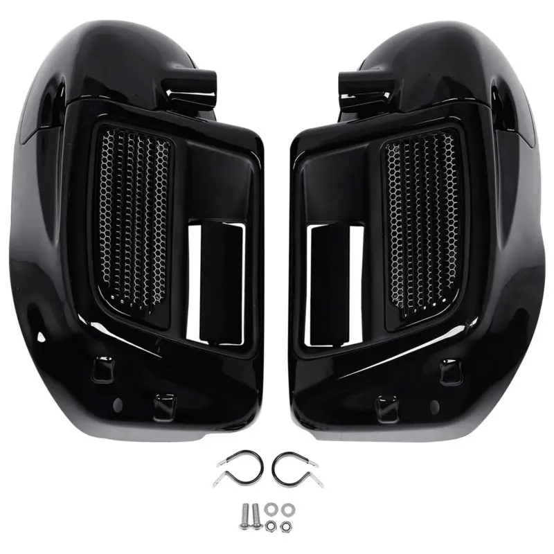 

Lower Vented Leg Fairing For Harley Water-Cooled Touring Road King Electra Street Glide 14-18 Black