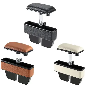 

Car Storage Box In The Control Armrest Box Heightening Car Seat Gap Long Elbow Support Center Console Armrest Insert Organizer