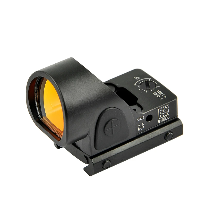 SRO мини RMR Red Dot Sight 2,5 moa оптический рефлекс прицел коллиматор подходит 20 мм Вивер рейка для Glock Охотничья винтовка страйкбол - Цвет: Collimator sight BK