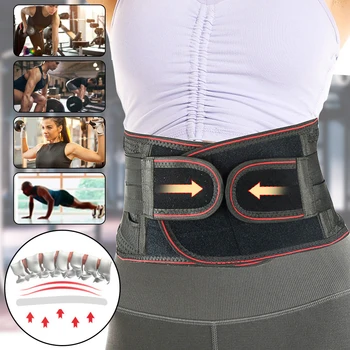 

Protective Belt Abdominal Belt Sports Fitness Weightlifting Squat Belt Waist Fixed Sedentary Office BeltSpring Support Belt