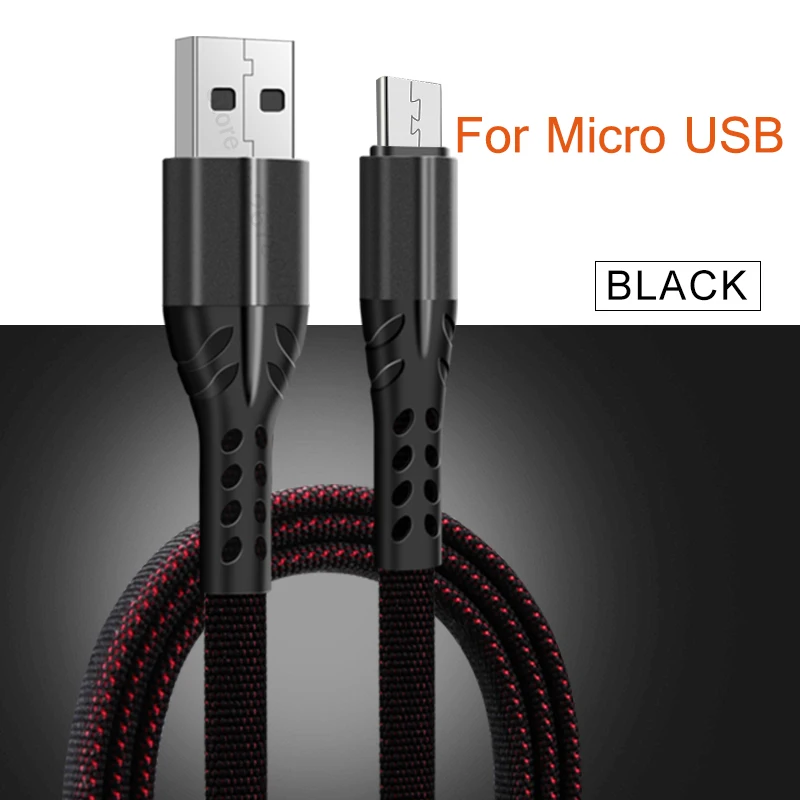Быстрая зарядка usb type C кабель Зарядное устройство USB кабель для зарядки данных Micro USB кабель мобильного телефона кабель USB шнур для huawei Xiaomi Redmi