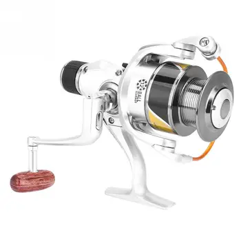 

6000 Series Fishing Reel 12BB Spinning Reel 5.5:1 Fishing Wheel Aluminum Alloy Spool Post-loading Spinning Wheel