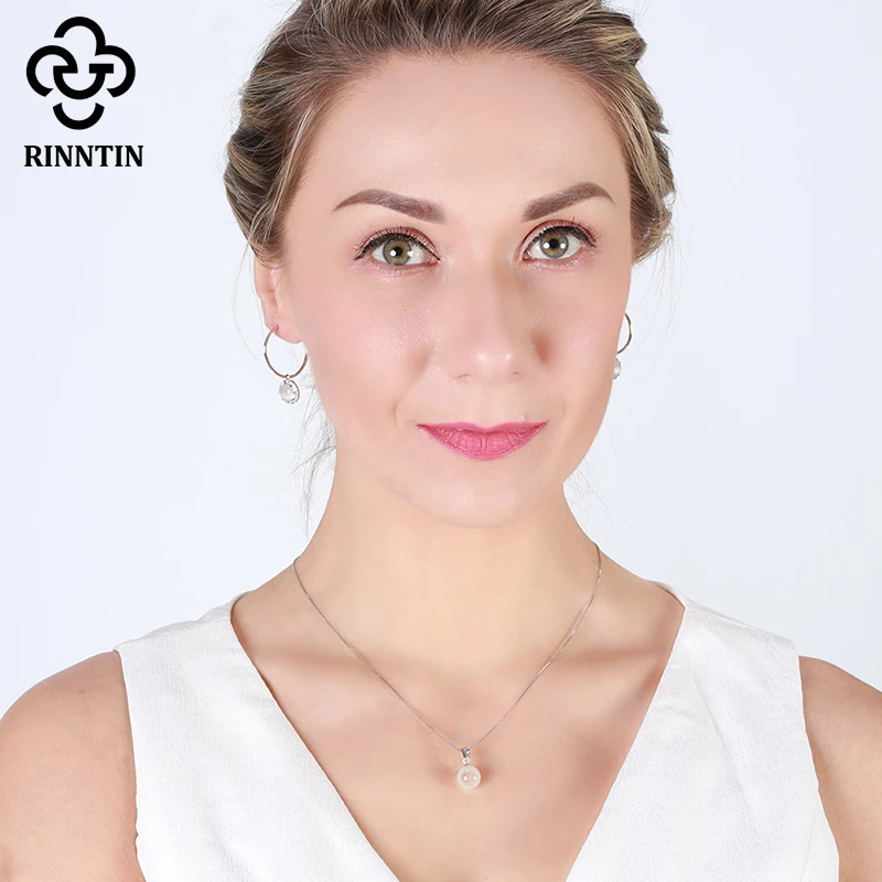 Ожерелья Rinntin из настоящего стерлингового серебра для женщин 3 вида подвесок
