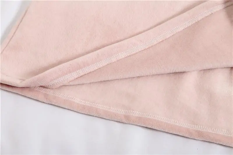 Autumn Winter Women Pyjamas Sets Warm Coral Flannel Nightgown Female Patchwork Lace Sleepwear Suit