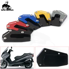 For Suzuki Burgman 650 AN650 2013 2019 2020 burgman650 AN 650 Motorcycle CNC Kickstand Sidestand Stand Extension Enlarger Pad