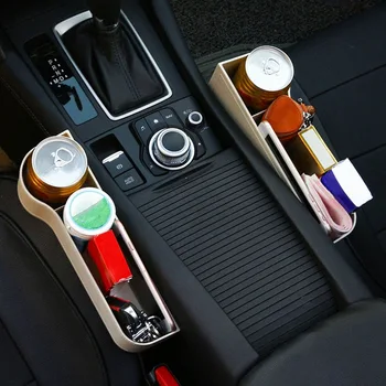 

Car Accessories Organizer Interior Box Car Seat Storage Trunk Gap Slit Filler Holder For Wallet Phone Cigarette S