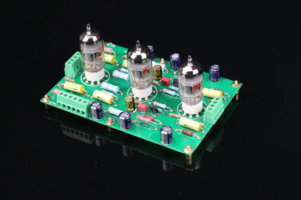 ZEROZONE собранная 12AX7 E834 RIAA MM трубка фонограф сценический усилитель панель на EAR834 L5