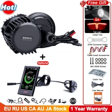 Bafang 48v 52v 1000w 68mm bbs03 bbshd mid drive motor kit de conversão bicicleta elétrica diy e bicicleta poderosa 8fun mm g320.1000 motor