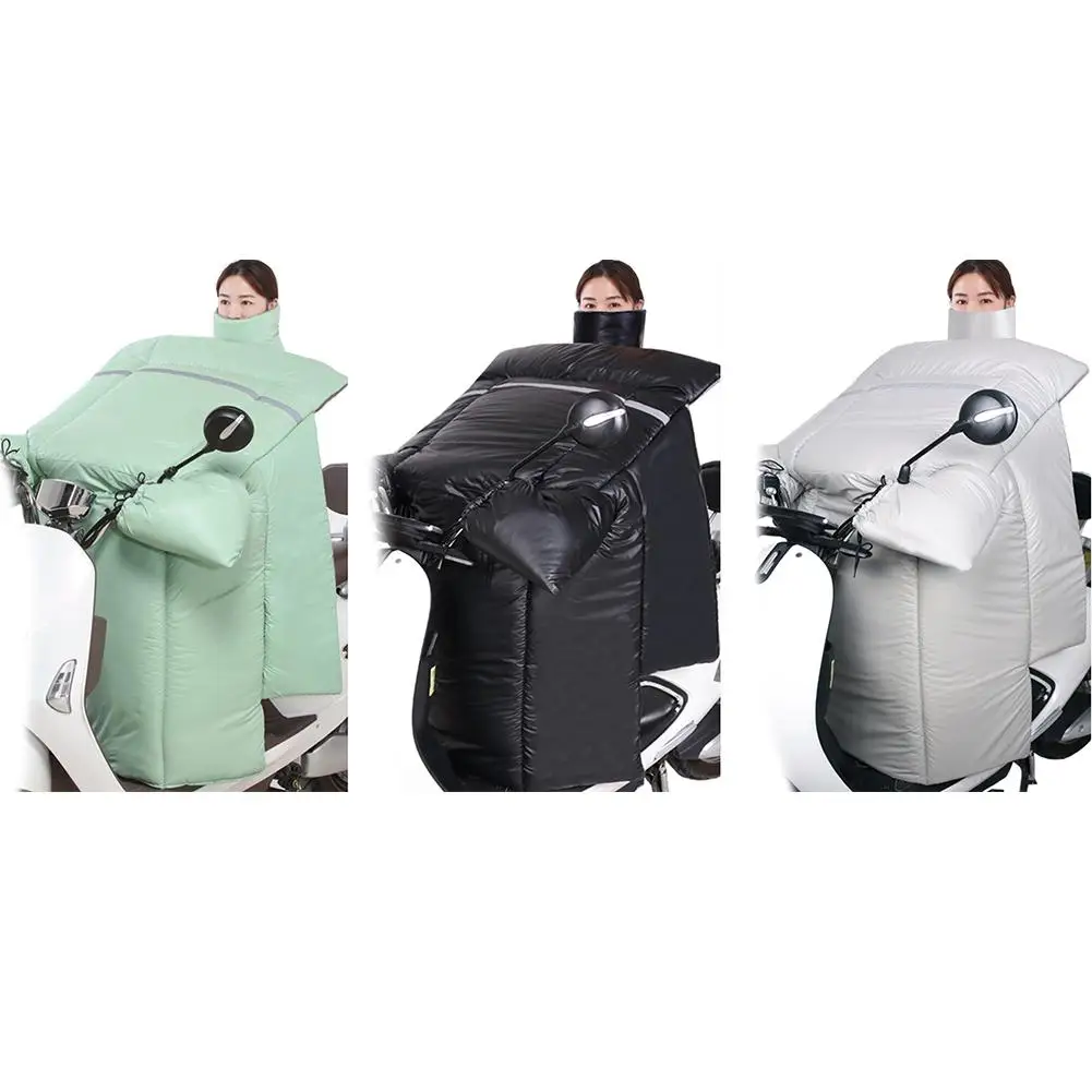 

Motorcycle Windproof Quilt Thickened Plush Warm Protective Clothing Winter Scooters Windproof Cold Cover Motorcycle Winter Warm