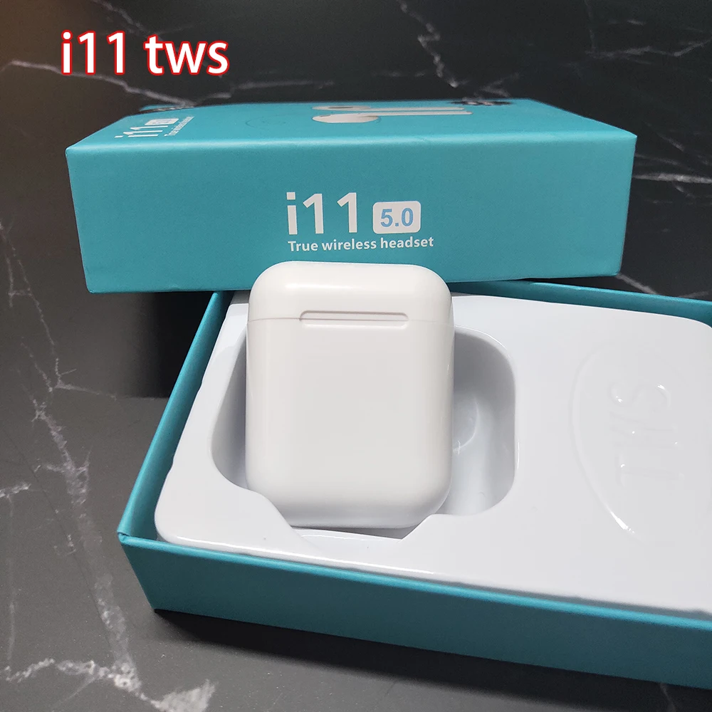 Настоящие беспроводные стерео наушники i11TWS, беспроводные наушники Mini 5,0, Bluetooth наушники, гарнитура, невидимые вкладыши для всех смартфонов