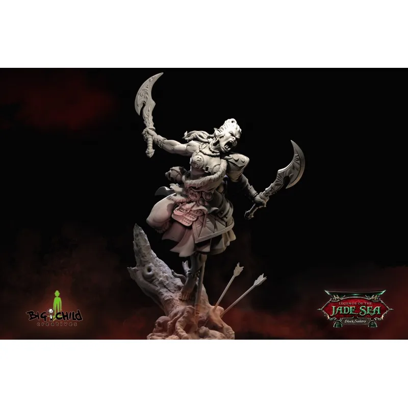 [Loong Way Miniatures] Большой ребенок Creatives Shadashi the Raider 75 мм