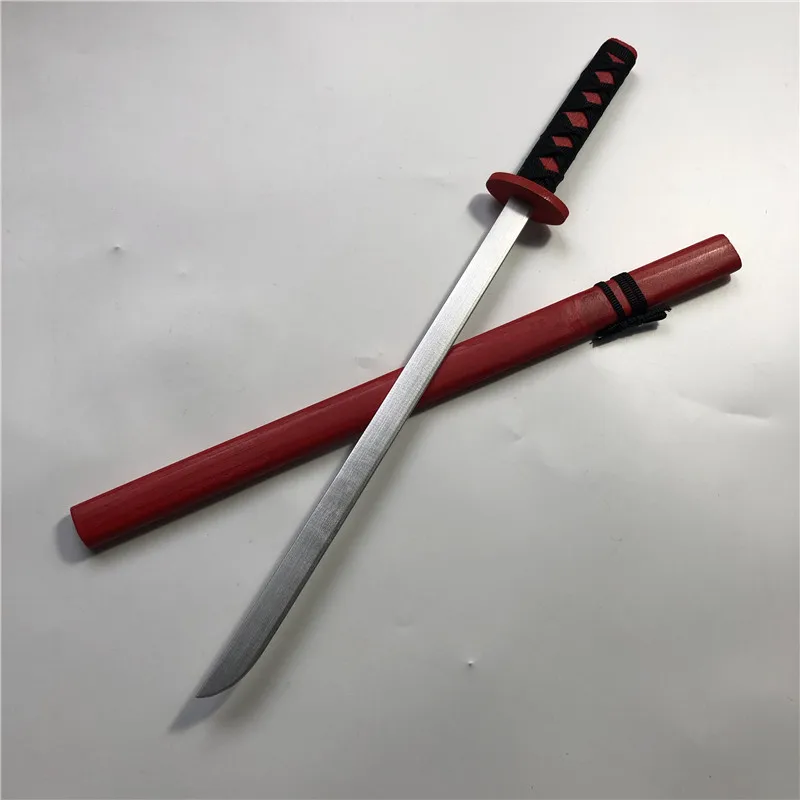 73cm Wooden Sword Mini Simulated Animation Prop Weapon Anime Katana Samurai Cosplay Ninja Performance Props Gift Toys For Kids