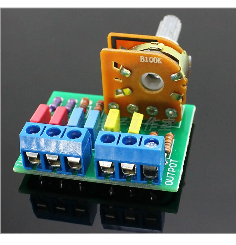 Potenciômetro Passivo para Ajuste de Volume Fonte de Áudio Pré-amplificador 100k tipo 16 Pés - Image 3