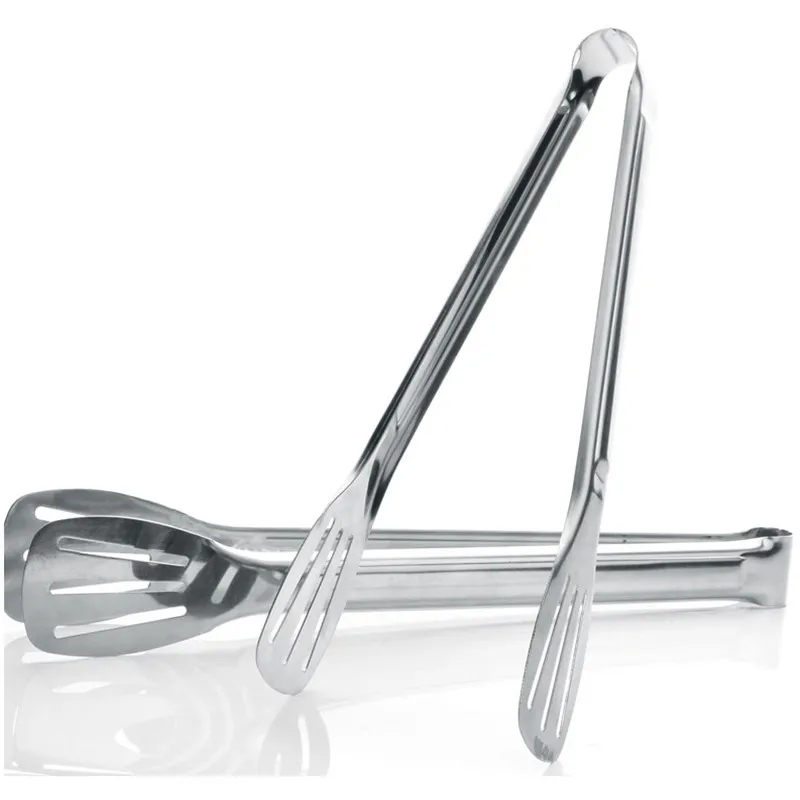 serving Tongs Stainless Steel Clip Food Plier Barbecue Salad Bread Accessories Clip Kitchen Cooking Tools Bread mini BBQ Tools