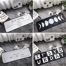 Moon пол-ковер современный ковер для спальни украшение дома аксессуары мягкий лохматый ковер с нордическим узором гостиная кухня пол планета