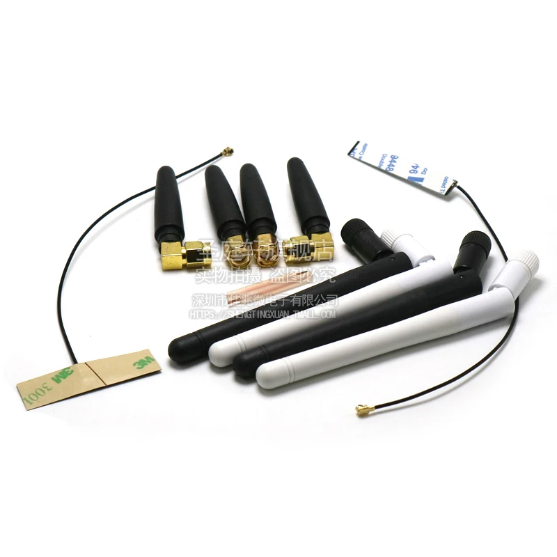 2 uds 4 ГГц 3dbi antena WIFI 4G RP SMA macho универсальные antenas amplificador маршрутизатор WLAN Antenne de 2400 2500