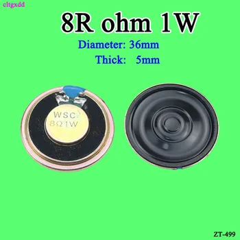 

10PCS New Walkie-talkie smart product sound speaker 8 ohms 1 watt 8R 1W speaker 36*5mm Loudspeaker 3.6CM thickness 5MM