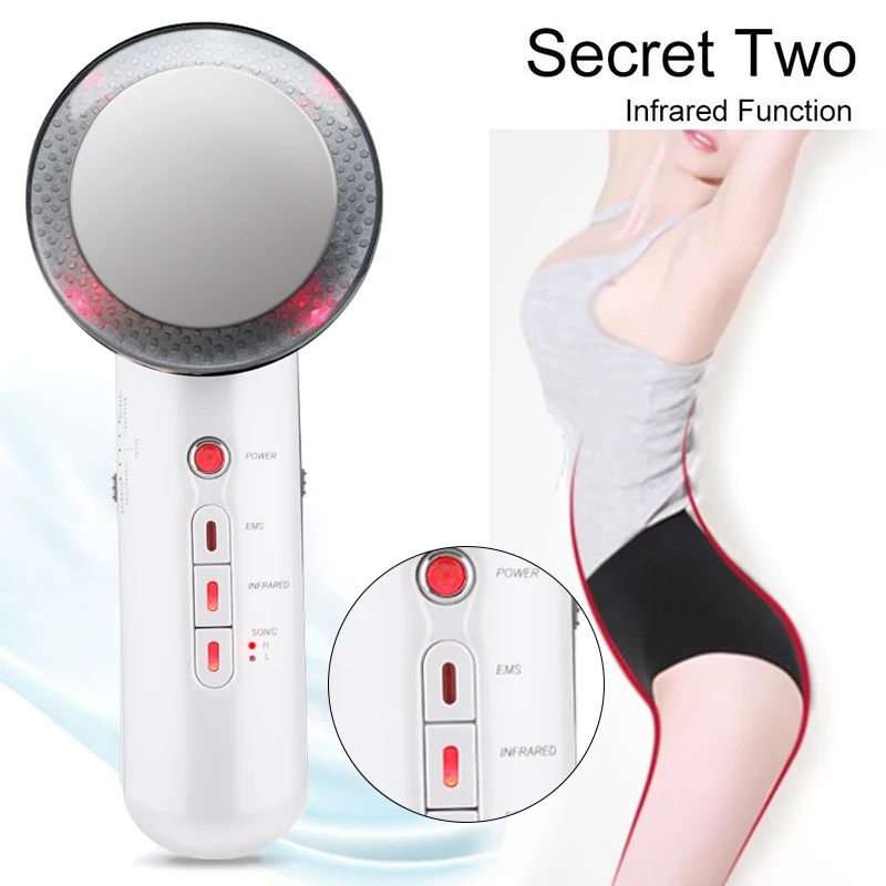 

Ultrasonic Facial Massager 3 In 1 Infrared EMS Body Slimming Weight Loss Whitening Machine Face Skin Anti-wrinkle Instrument