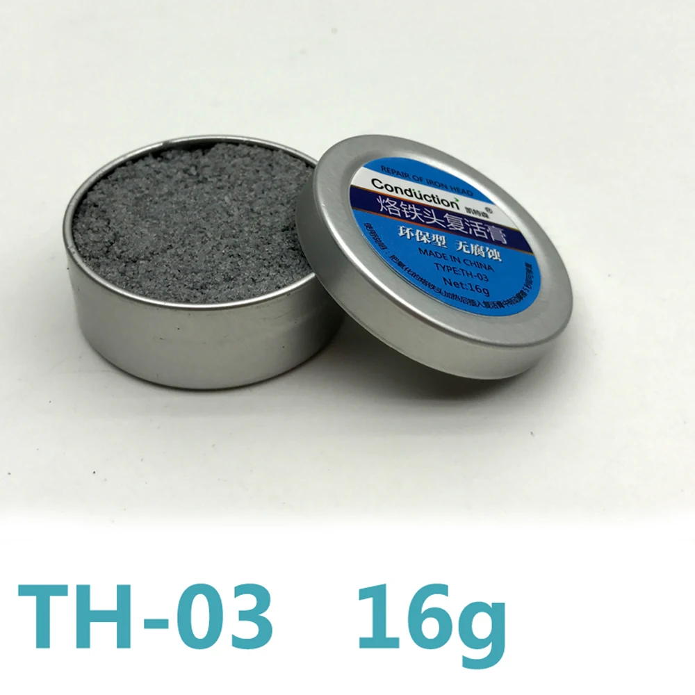 ENSOM Electrical Soldering Iron Tip Refresher solder Cream Clean Paste for Oxide Solder Iron Tip Head Resurrection No corrosion