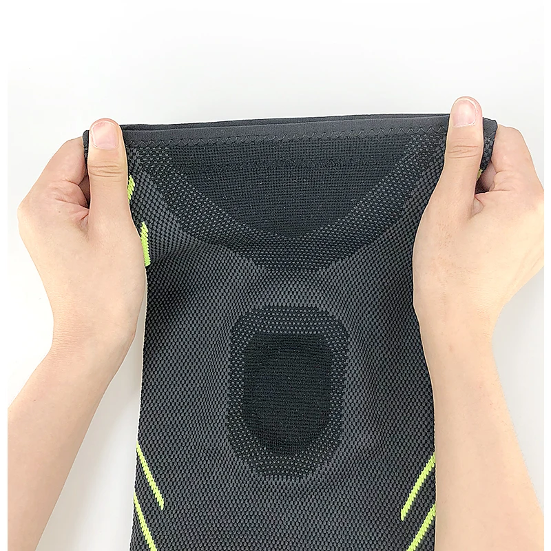 

1 pcs Knee Patella Protector Brace Silicone Spring Knee Pad Basketball Running Compression Knee Sleeve Support Sports Kneepads