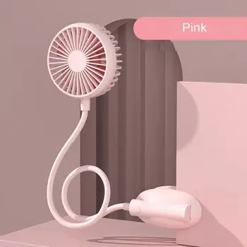 

Hands Free Neck Fan USB Rechargeable 3 Speed Flexible Air Cooling Clip Fan for Baby Stroller Car Seat Desk Camping Gym