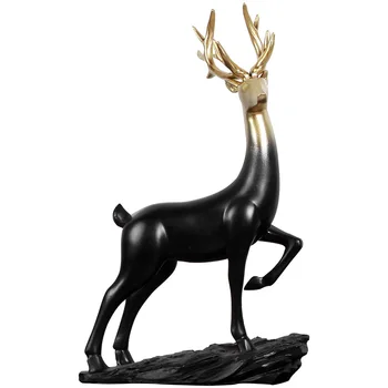

Nordic Modern Home Decoration Elk Resin Decoration Housewarming TV Cabinet Desk Decoration Mascot Gift