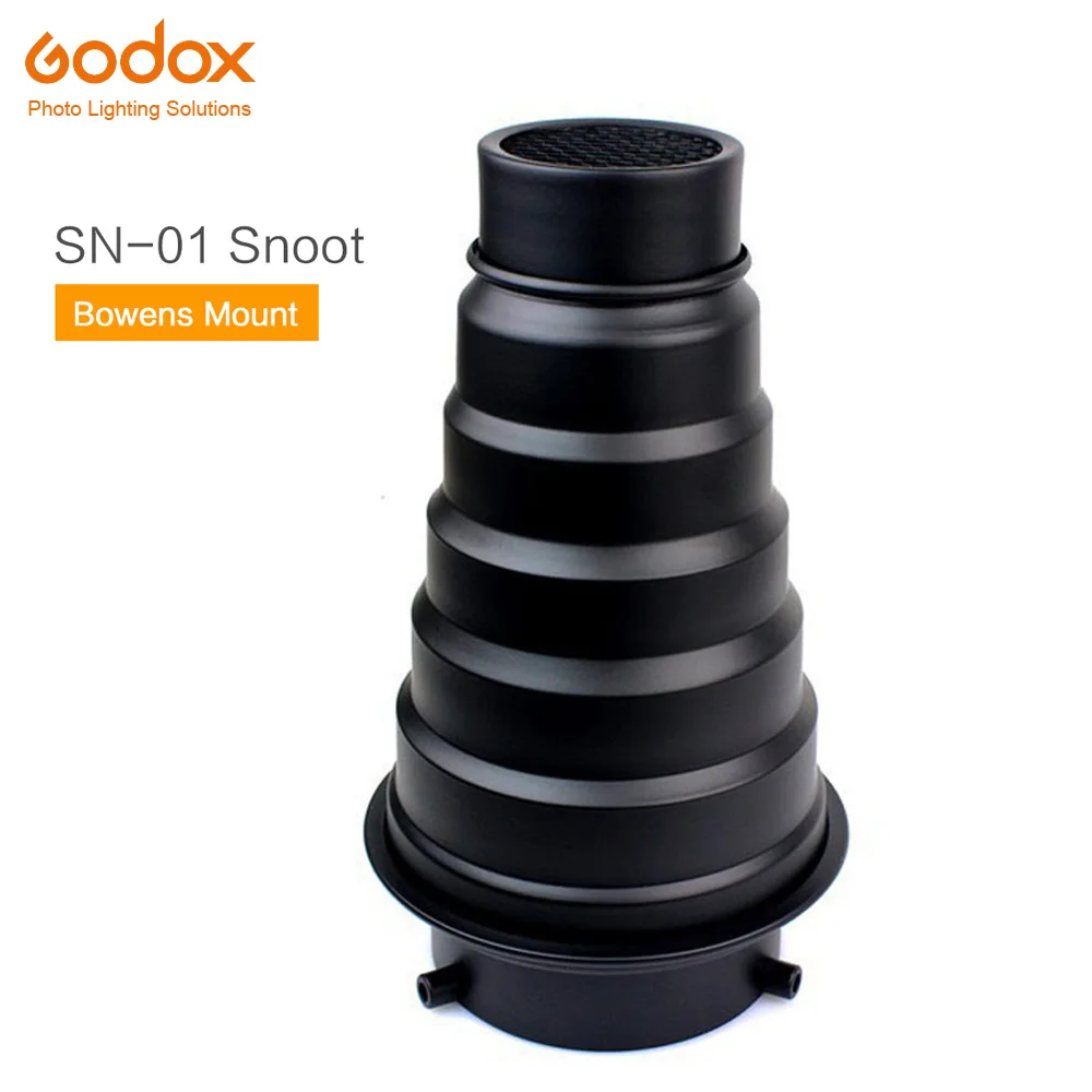 GODOX SN-01 Bowens крепление большой Snoot фотостудия осветительная арматура аксессуары