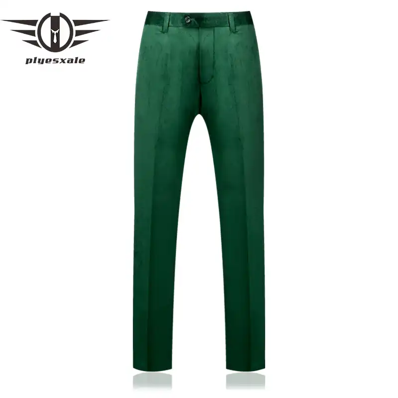 green velvet pants men