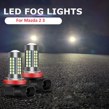 

2PC H11 H8 Car LED Bulbs Driving Fog Light Bright Style For Mazda 2 3 5 6 323 323f 626 CX-3 CX-5 CX5 MX5 CX-7 CX7 CX-9 MPV RX8