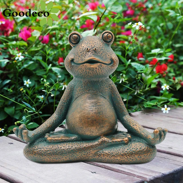 Goodeco Mini Yoga Frog Statue Garden Decoration Accessories Meditating Frog  Miniature Figurine Frog Home Figurines & Miniatures - Figurines &  Miniatures - AliExpress