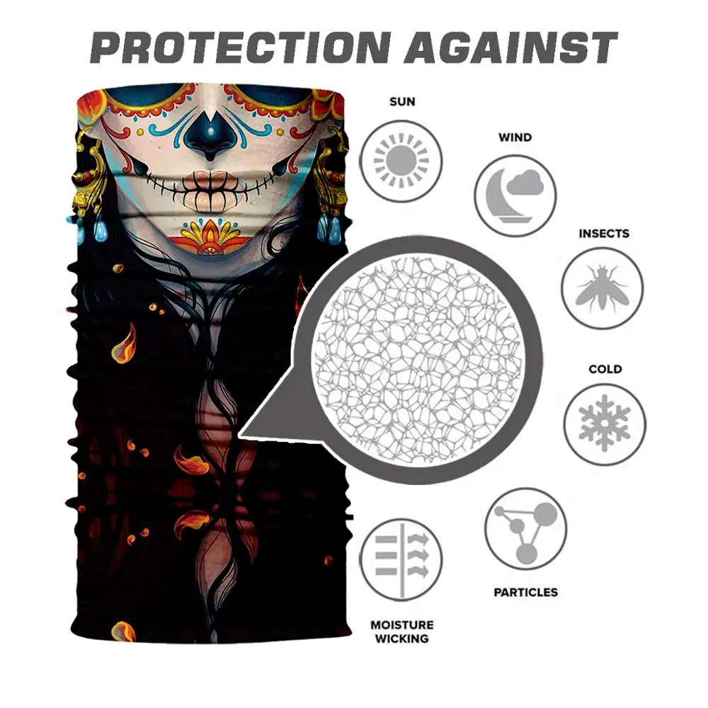 3D мотоциклетная маска для лица Marvel повязка на глаза для косплея супергерой на шею гетры MTB дышащий волшебный шарф Балаклава для сноубординга