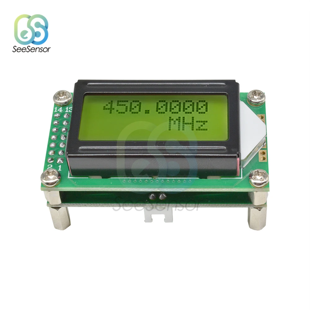 1MHz-1.2GHz RF Frequency Counter Tester PLJ-0802-E Digital LCD screen display Meter Ham Radio DC 9-12V frequency counter tester frequency meter