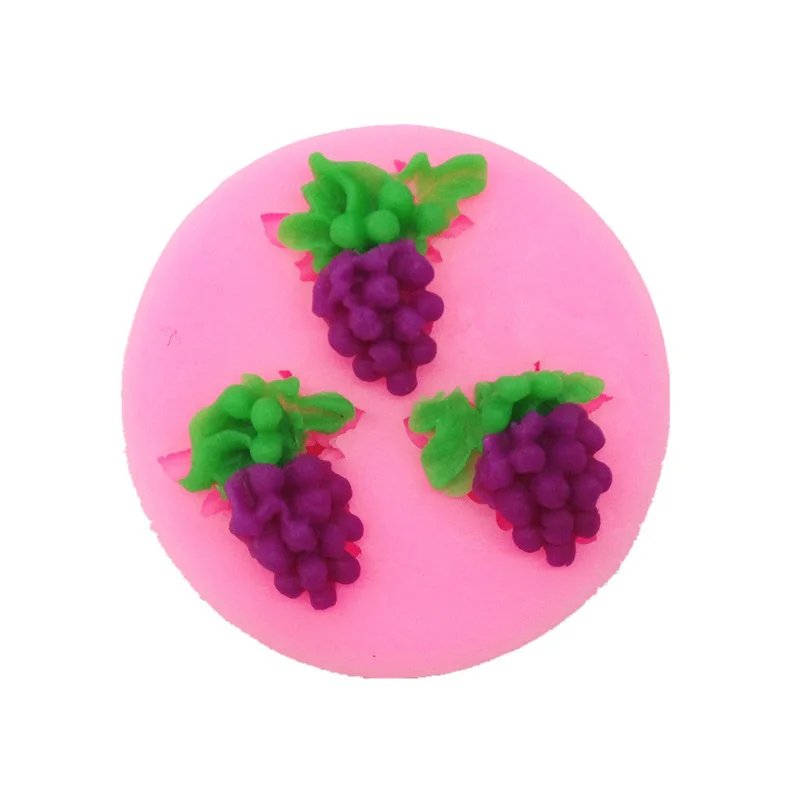Small grape shape Silicone mold Resin kitchen baking tools DIY cake chocolate mousse fondant mold dessert pastry decoration