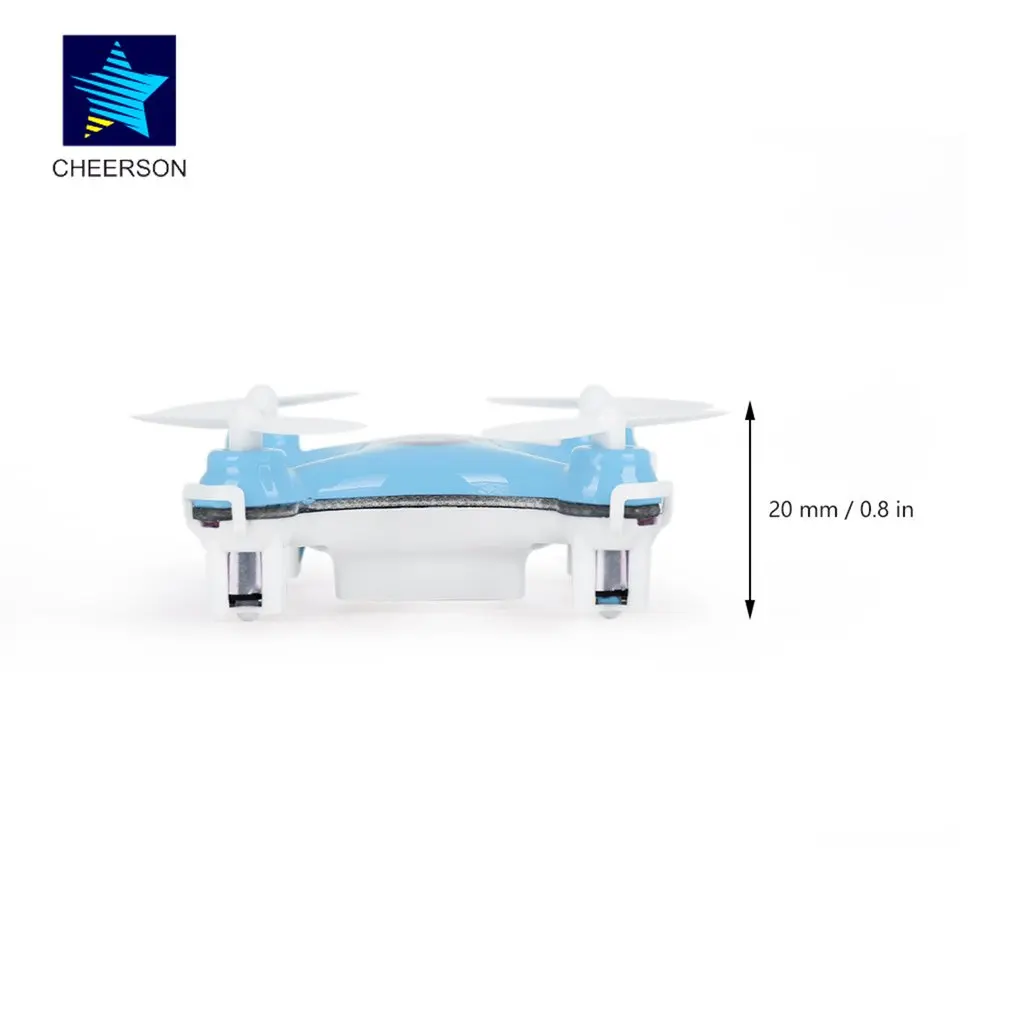 Cheerson CX-10 CX10 2,4G дистанционное управление Управление игрушки 4CH 6 оси Квадрокоптер с дистанционным управлением Мини RC вертолета радио Управление самолет RTF Дрон синий