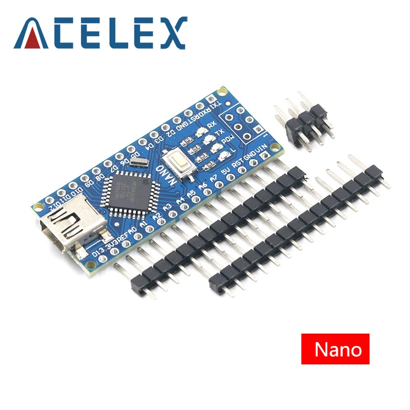 Акция для arduino Nano 3 0 Atmega328 1 шт. контроллер совместимая плата WAVGAT модуль PCB макетная